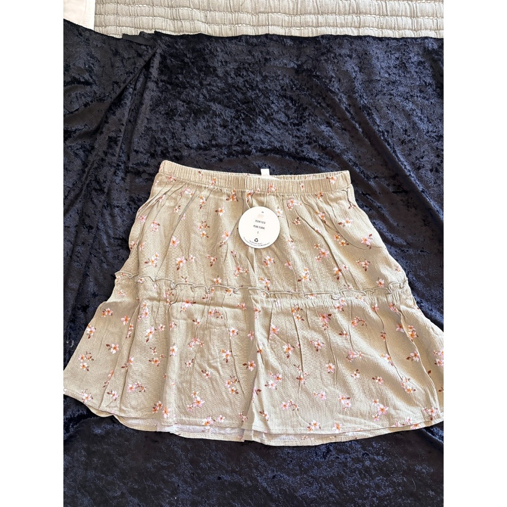 Pink‎ Rose Royal Floral Skirt PS2W71016 Sz S - NWT
